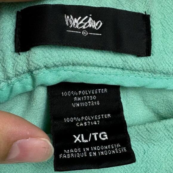 Mossimo Mint Green Pleated Short Shorts Size XL - Picture 6 of 7